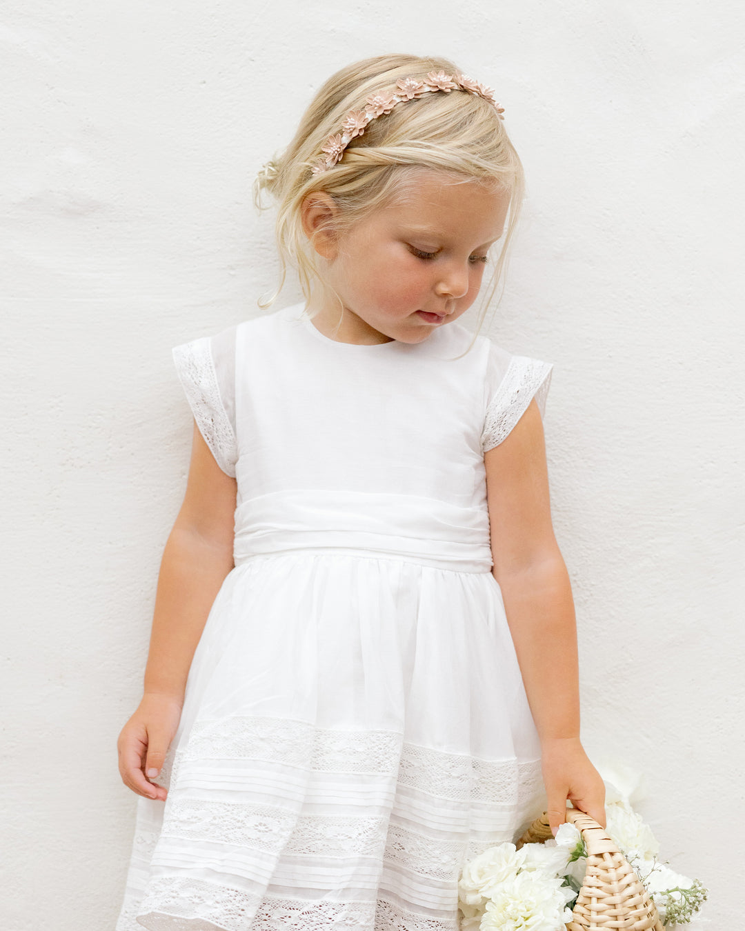 Dahlia Dress, White