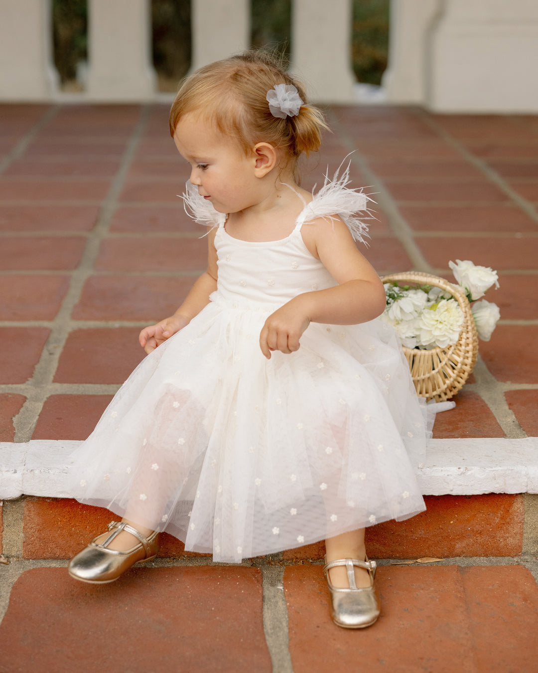 Poppy Dress, Ivory