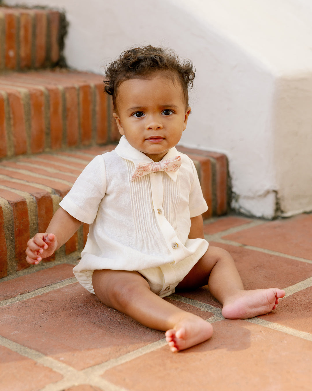 Henry Romper, White