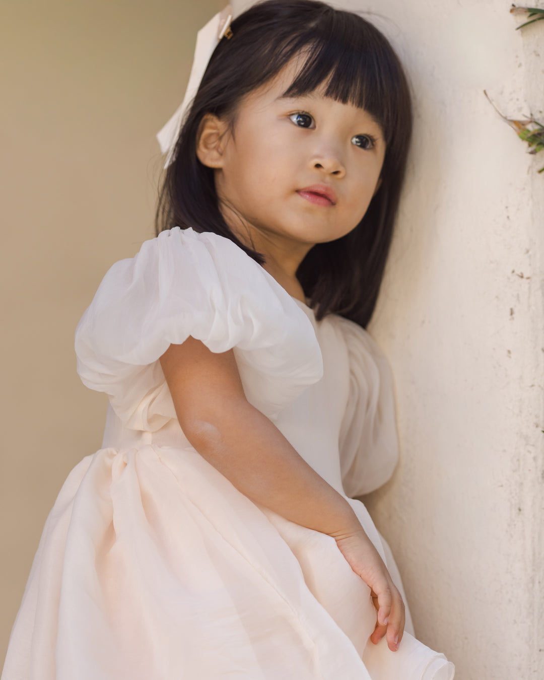Satin Ribbon Bows Pearl, Ivory,
Mist