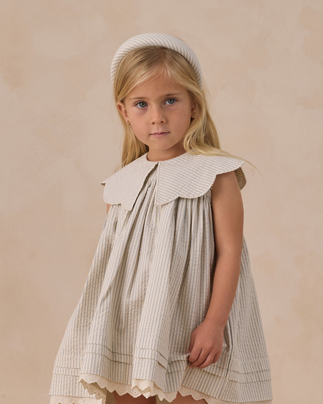 Florence Dress, Sky Stripe