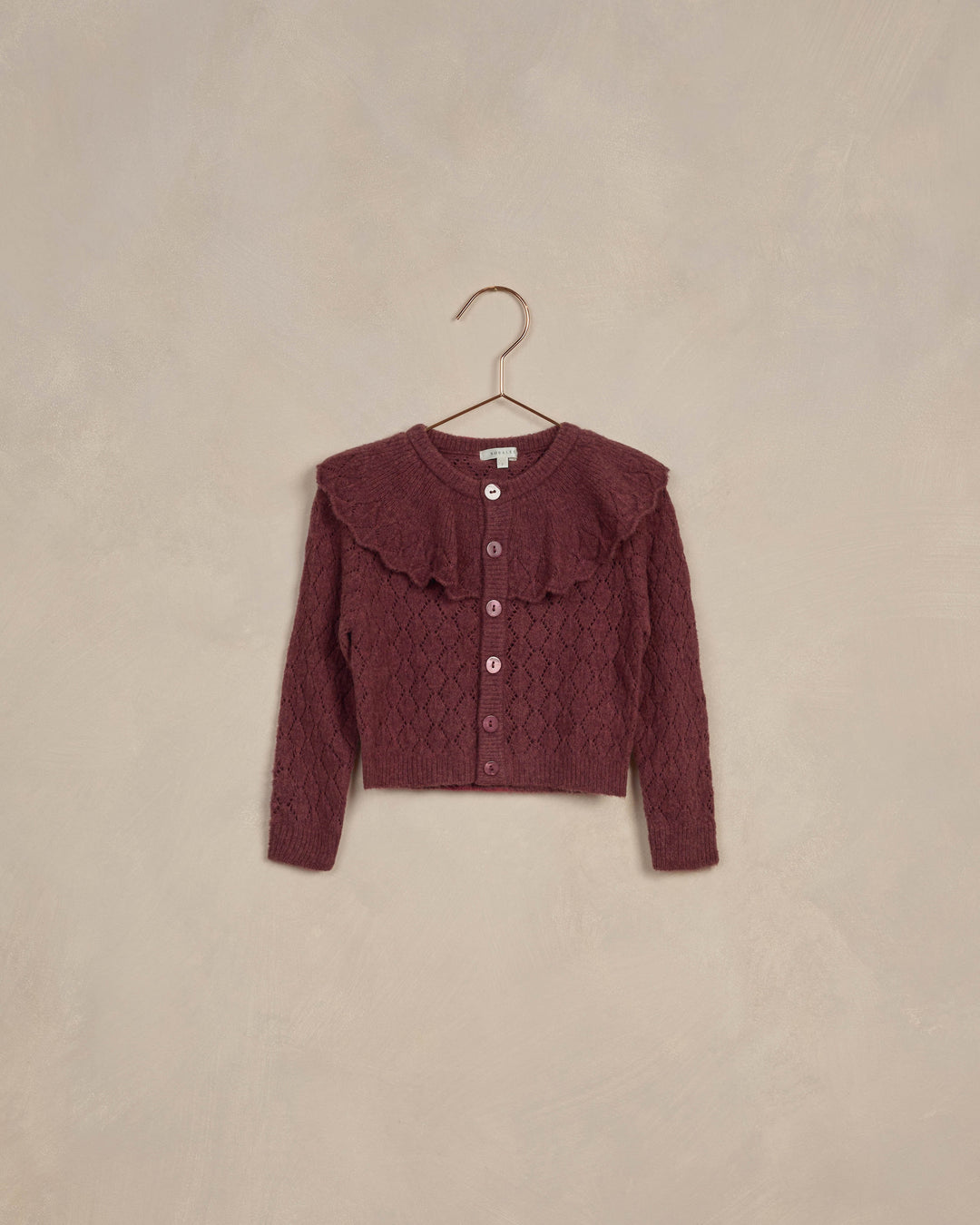 Ruffle Cardigan, Fig