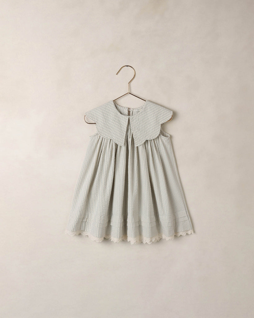 Noralee Florence Dress, Sky Stripe | BlackBear Children's Boutique