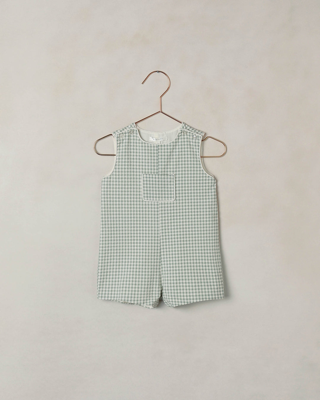 Georgie Romper, Eucalyptus Check