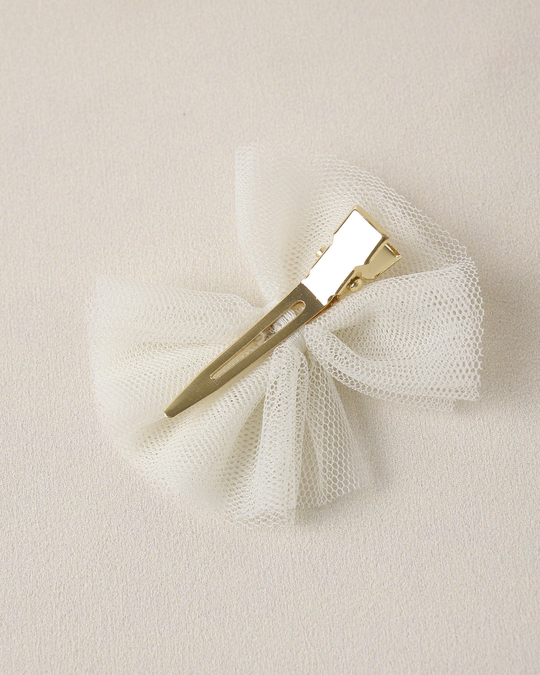 Flutter Tulle Clips, Ivory