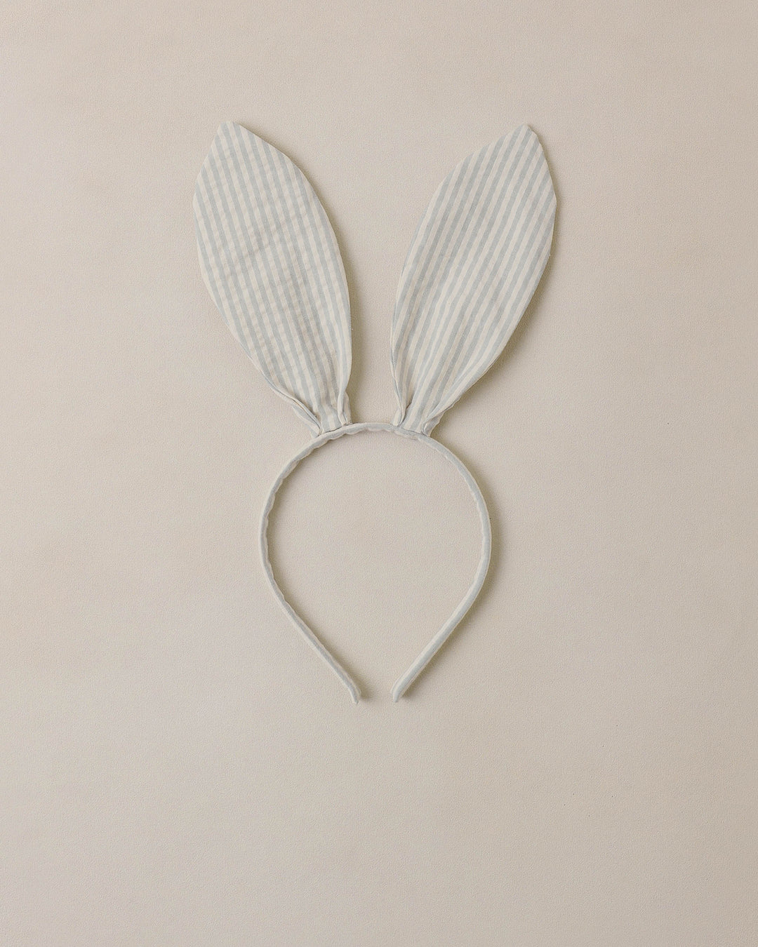 Bunny Headband, Sky Stripe Seersucker