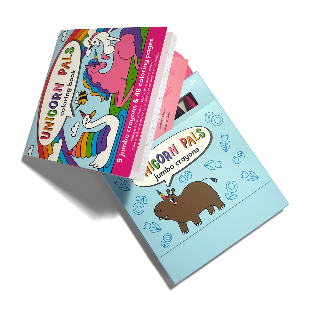 Carry Along Crayon & Coloring Book Kit - Unicorn Pals