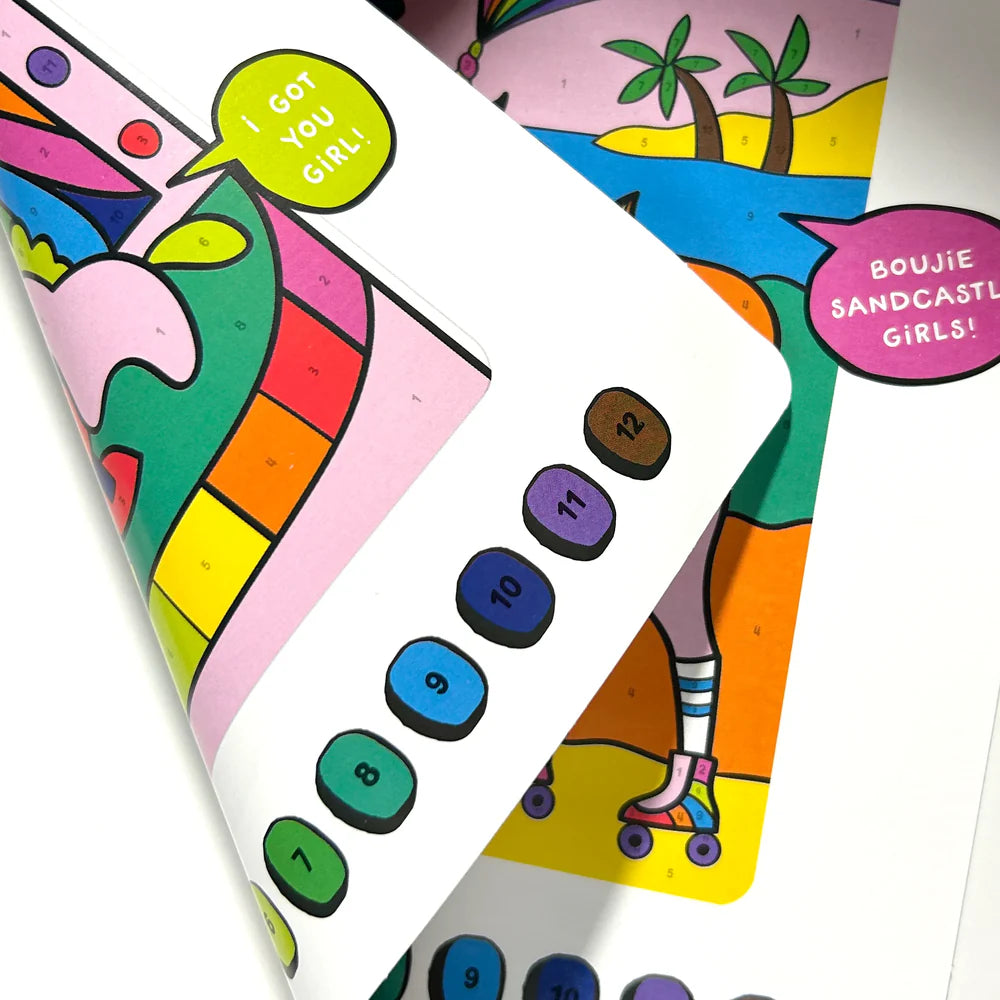 Colortopia By Number Paint Marker Kit - Unicorn Funland