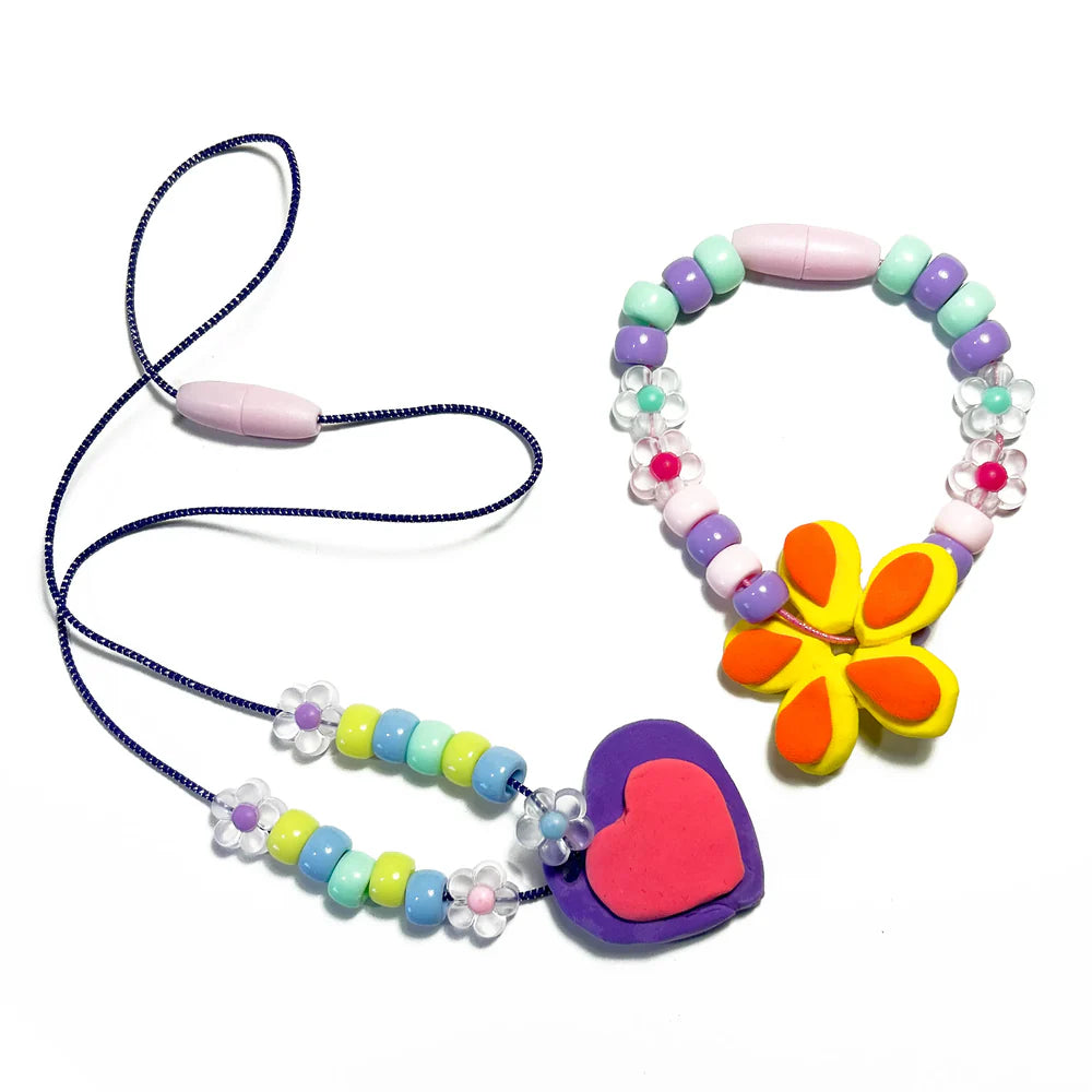 Creatibles Air Dry Clay Jewelry Kit - Blissful Blooms
