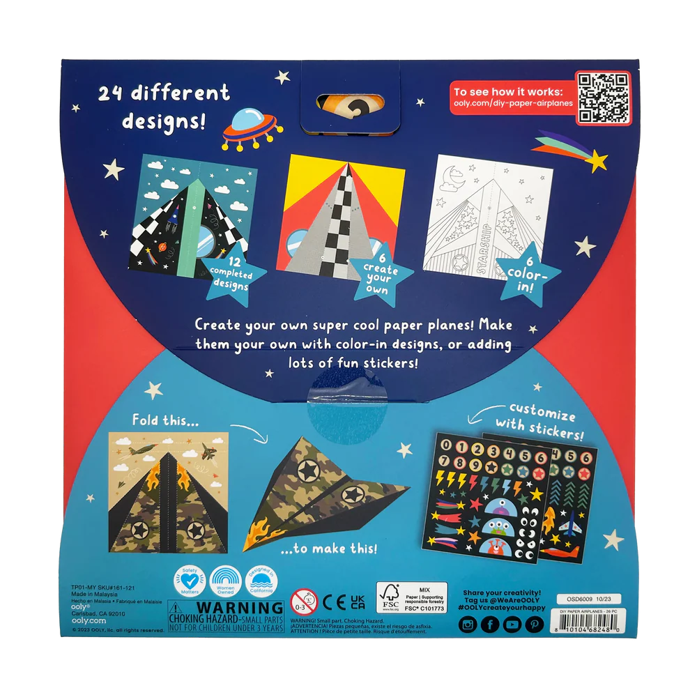D.I.Y. Paper Airplanes Activity Kit