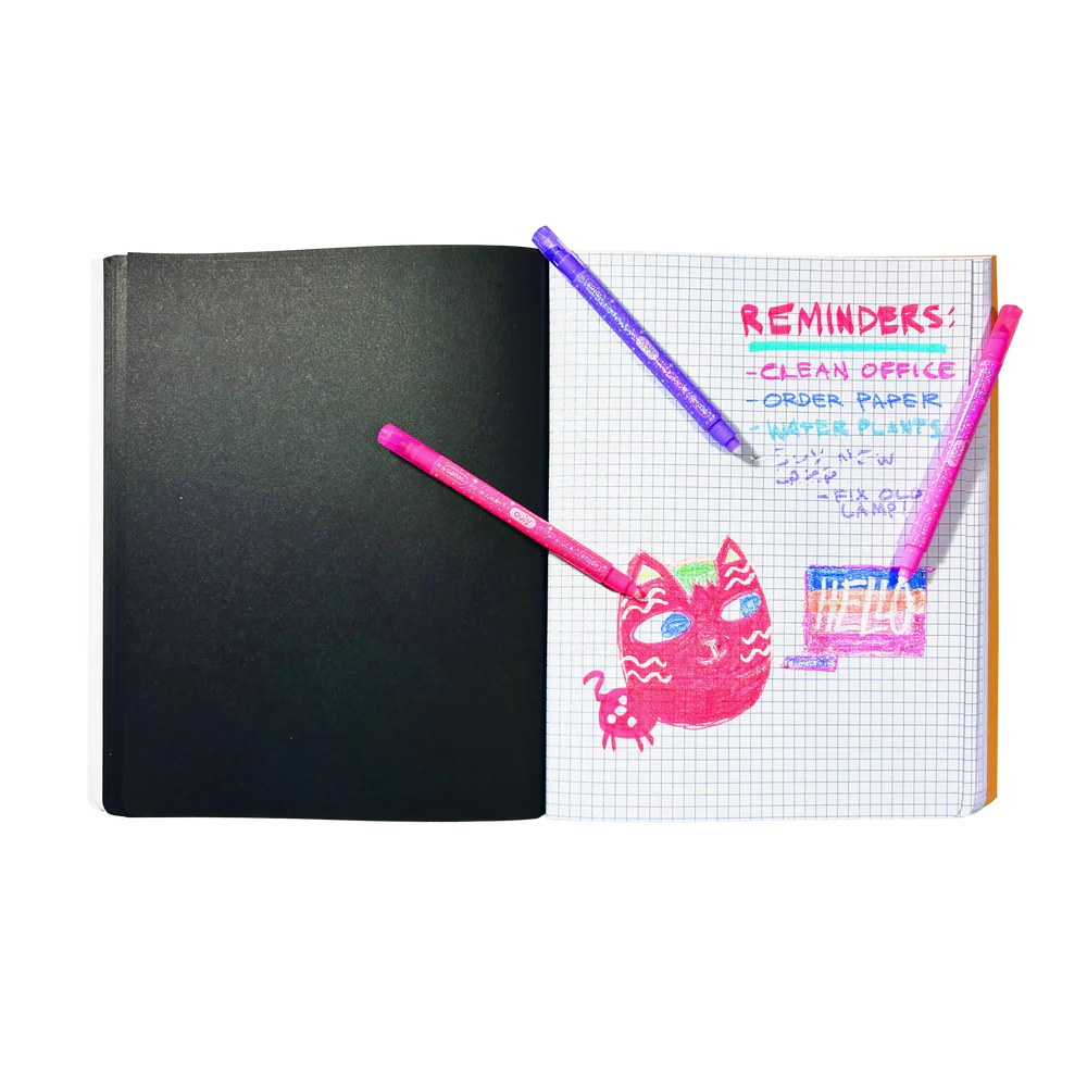 Make No Mistake! Sparkle Glittery Erasable Markers