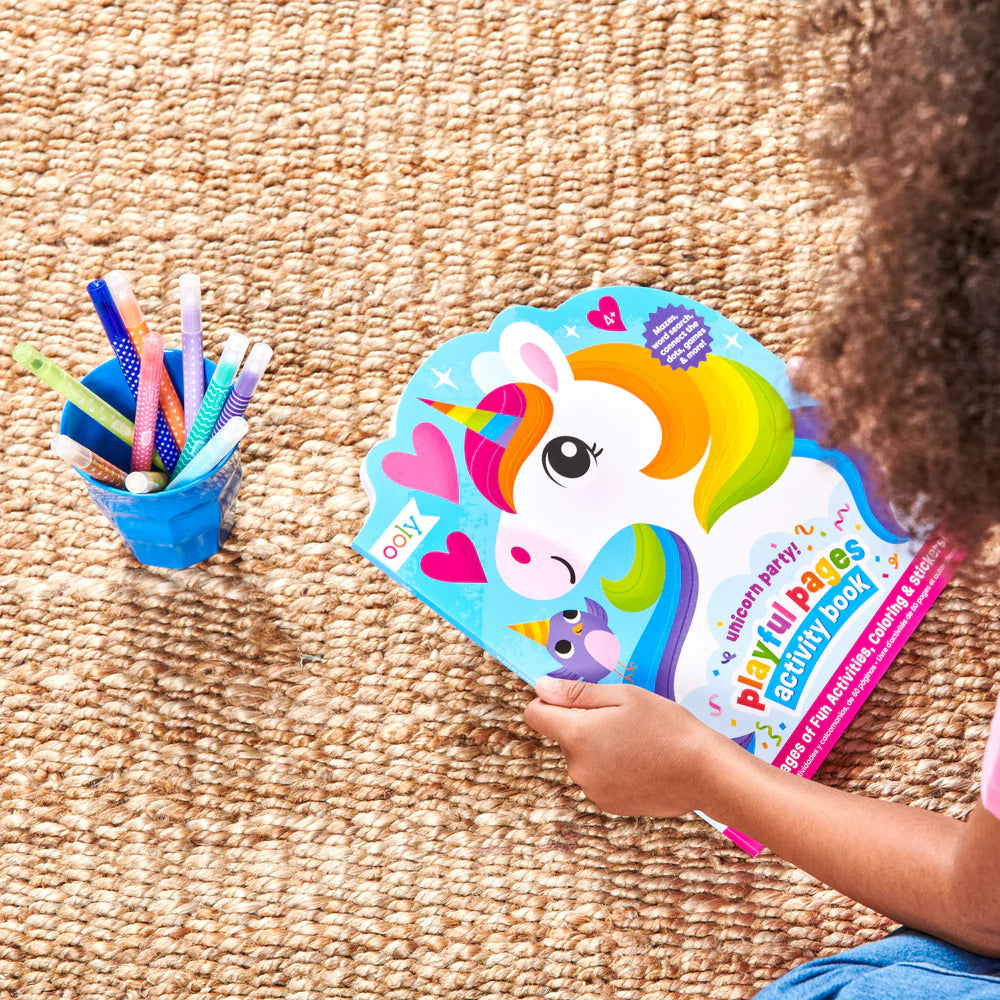 Playful Pages Activity Book - Unicorn Party!
