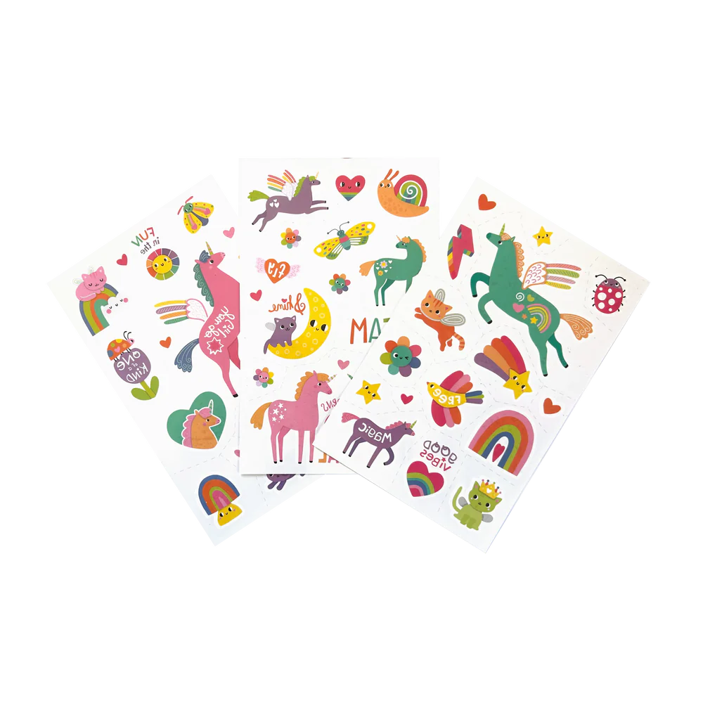 Tattoo-Palooza Glow in the Dark Temporary Tattoos - Magic Moonbeams