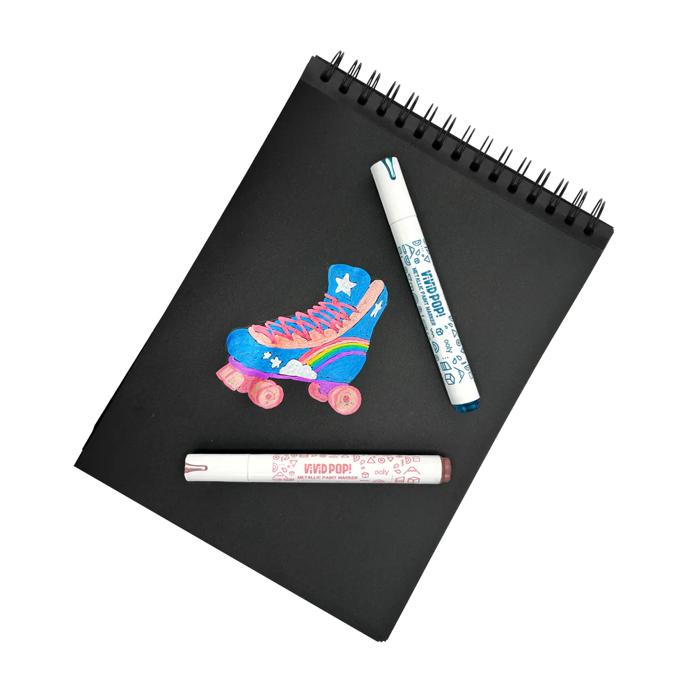 Vivid Pop! Opaque Water-Based Paint Markers-Metallic