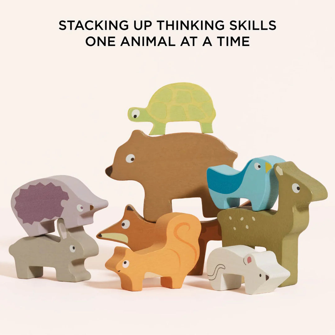 Woodland Stacking, Forest Animals & Bag