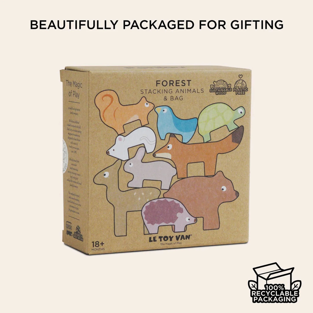 Woodland Stacking, Forest Animals & Bag