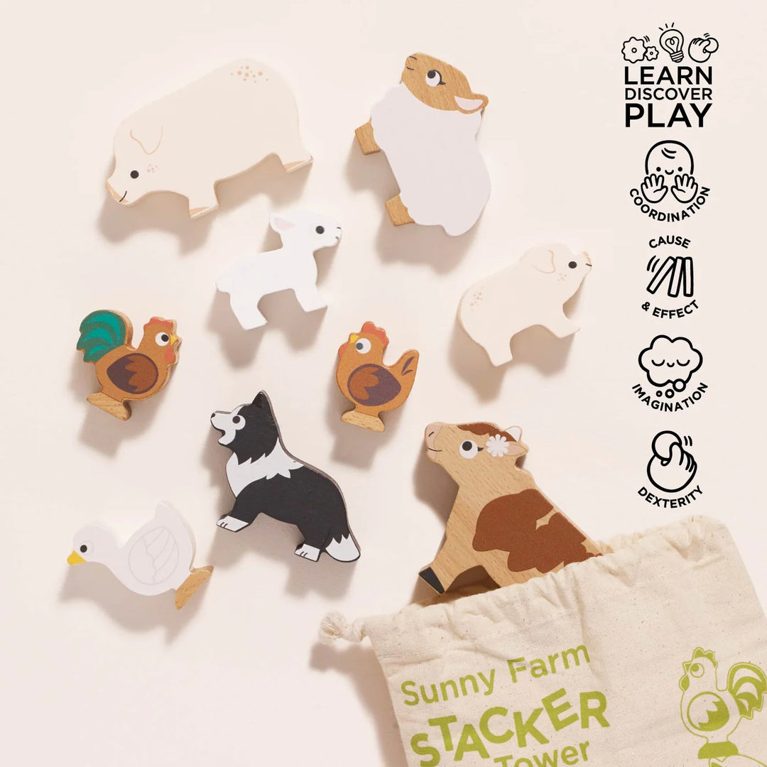 Farmyard Stacking, Animals & Bag
