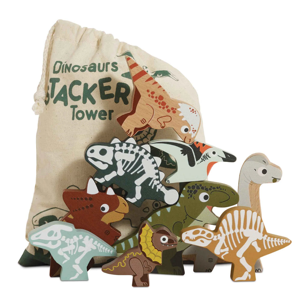 Jurassic Stacking, Dinosaurs & Bag
