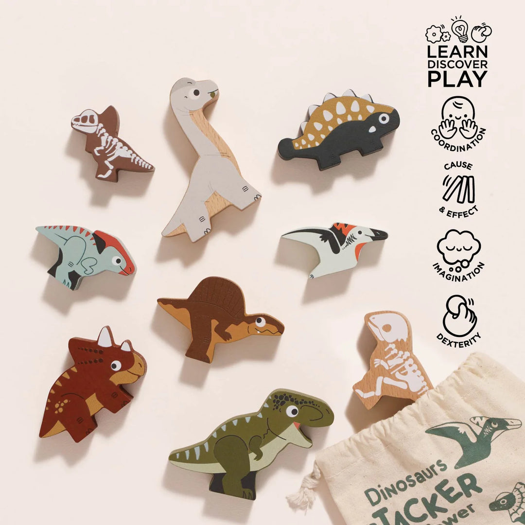 Jurassic Stacking, Dinosaurs & Bag