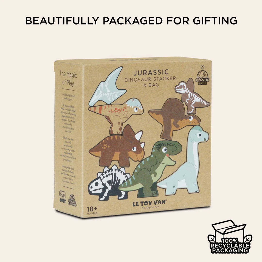 Jurassic Stacking, Dinosaurs & Bag