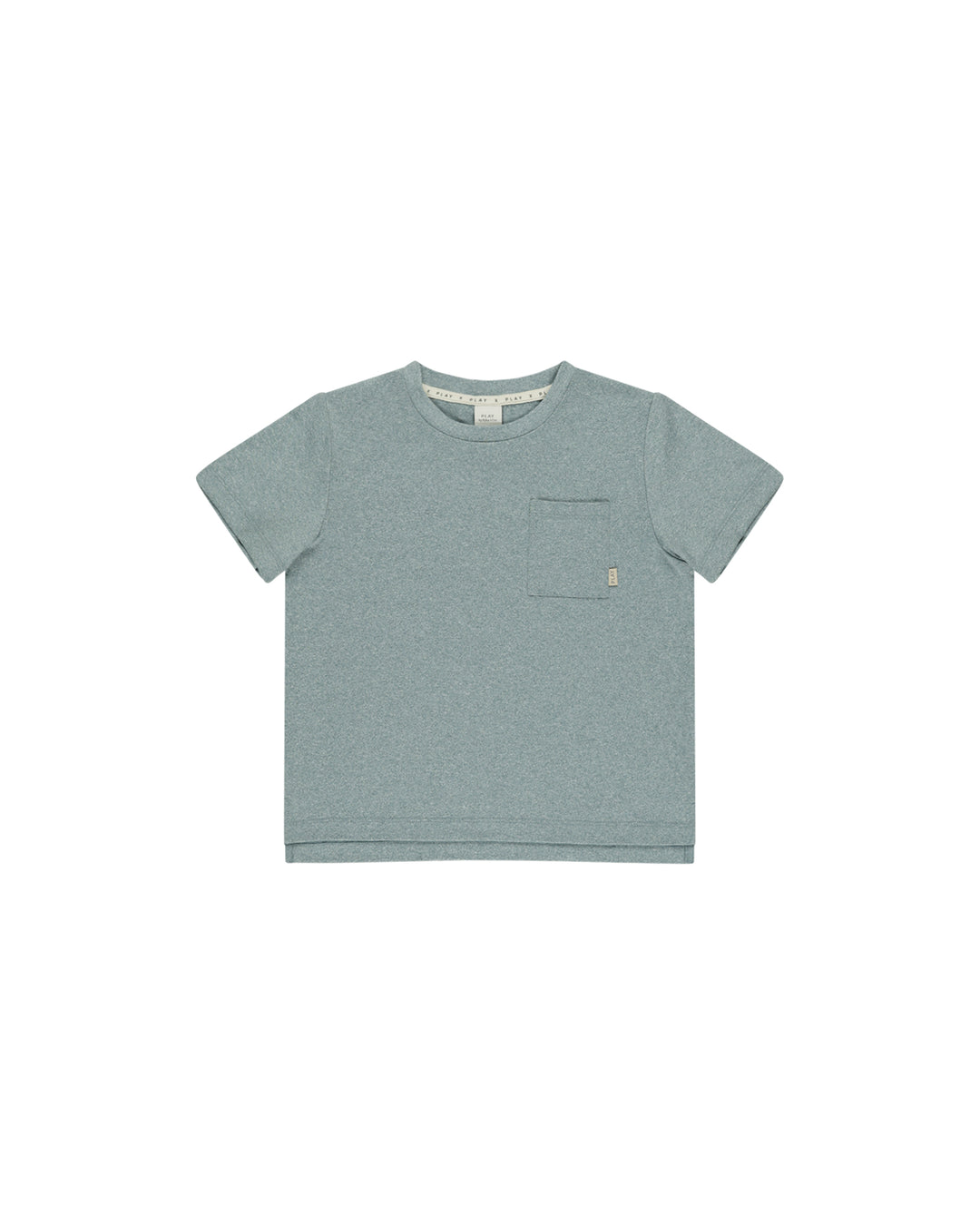 Cove Essential Pocket Tee, Heathered Ocean