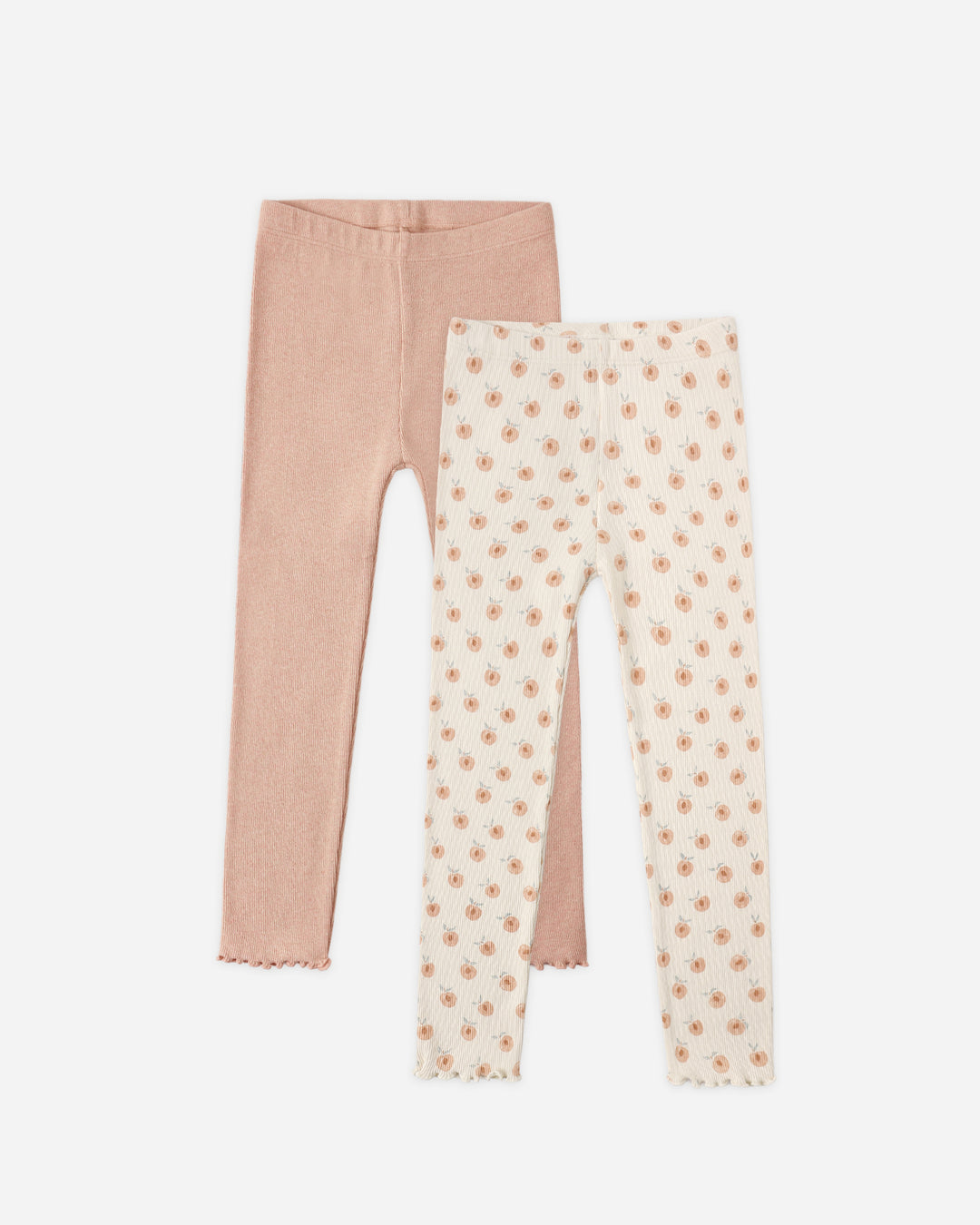 Ribbed Legging Set Natural, Melon