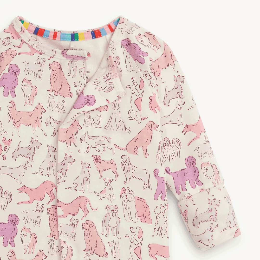 Coverall, Pink It's A Paw-ty