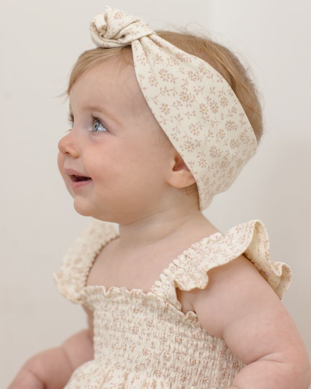 Smocked Ruffle Sleeve Romper, Ditsy