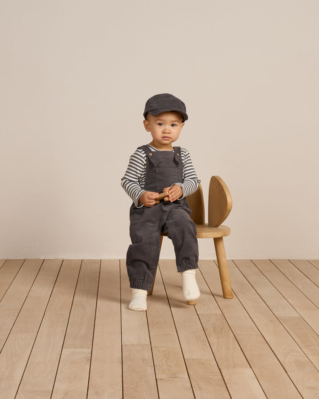 Corduroy Baby Overalls, Indigo