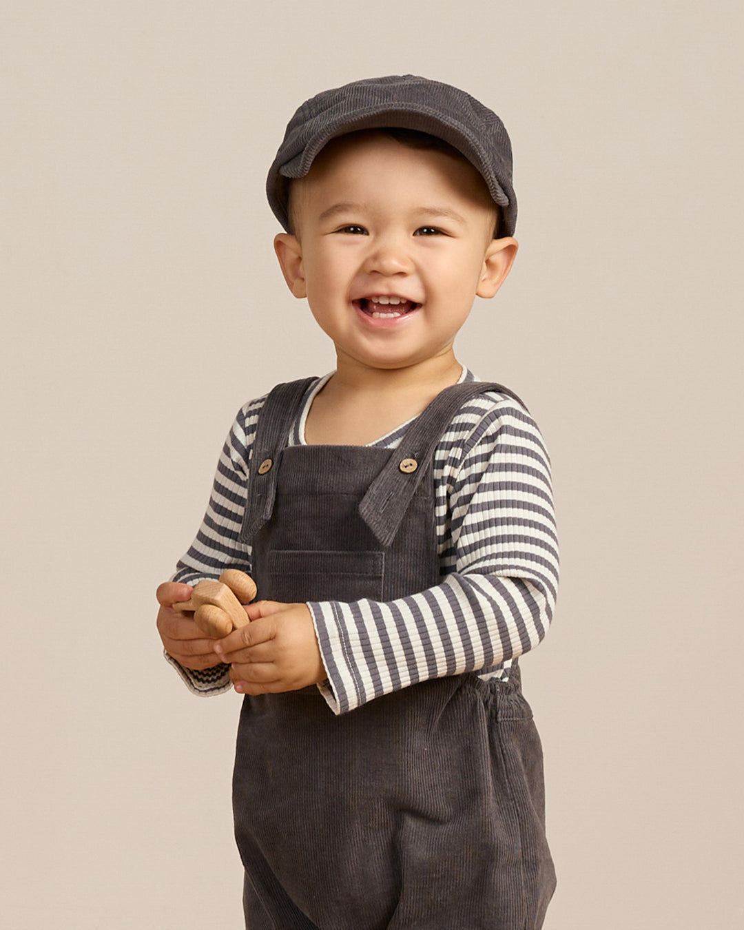 Corduroy Baby Overalls, Indigo