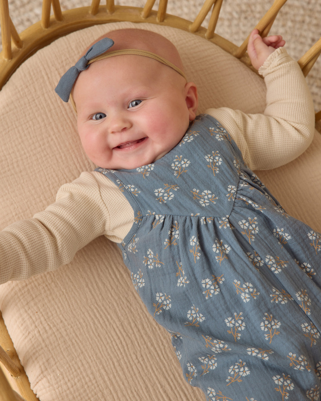 Waffle L/S Bodysuit, Natural
