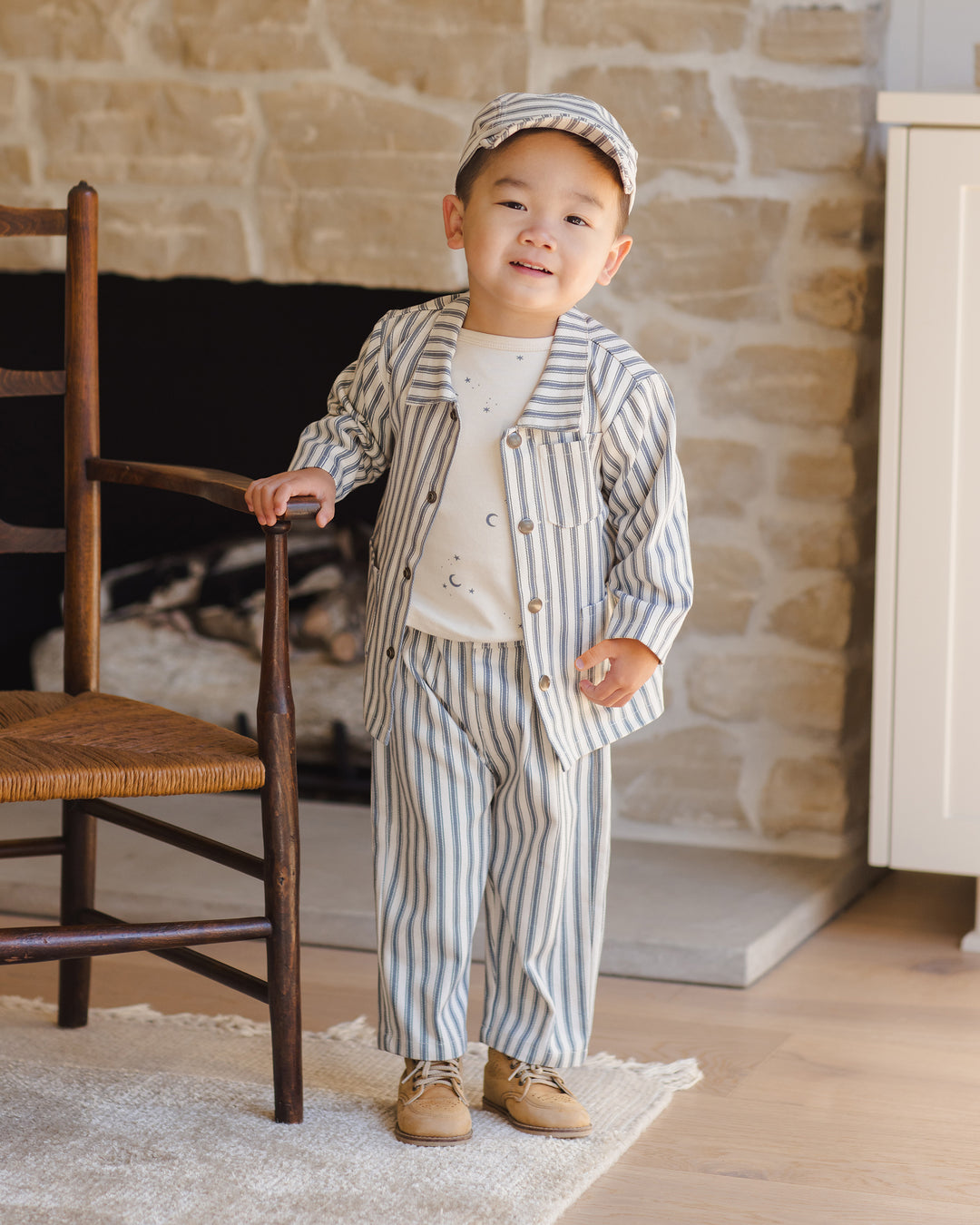 Grayson Pant, Ocean Pinstripe