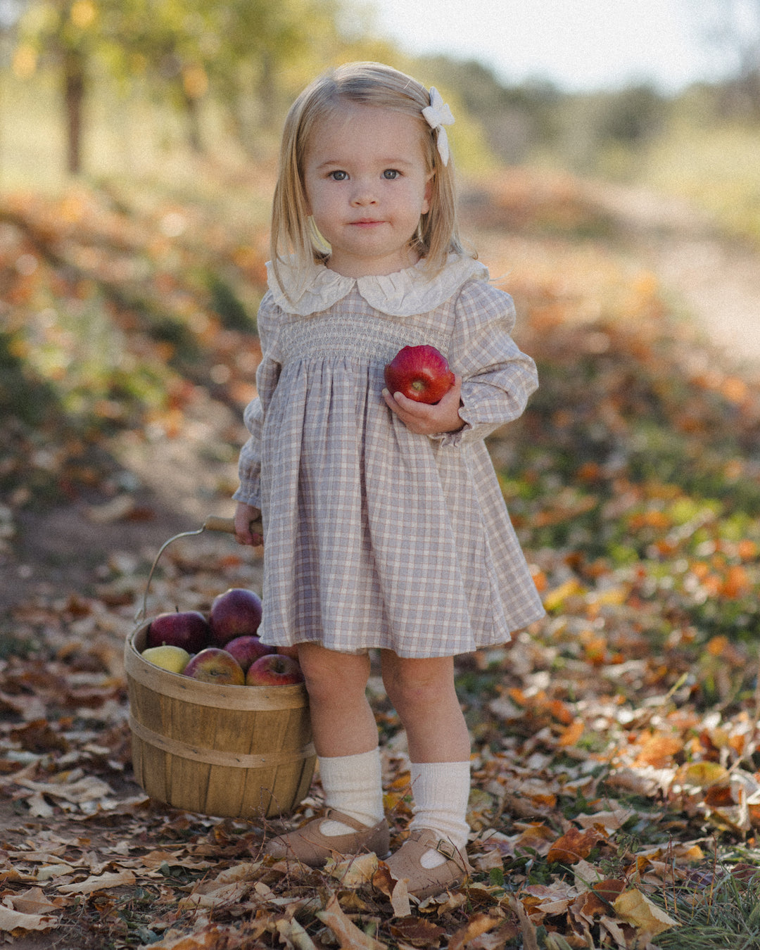 Callie Dress, Blue Gingham