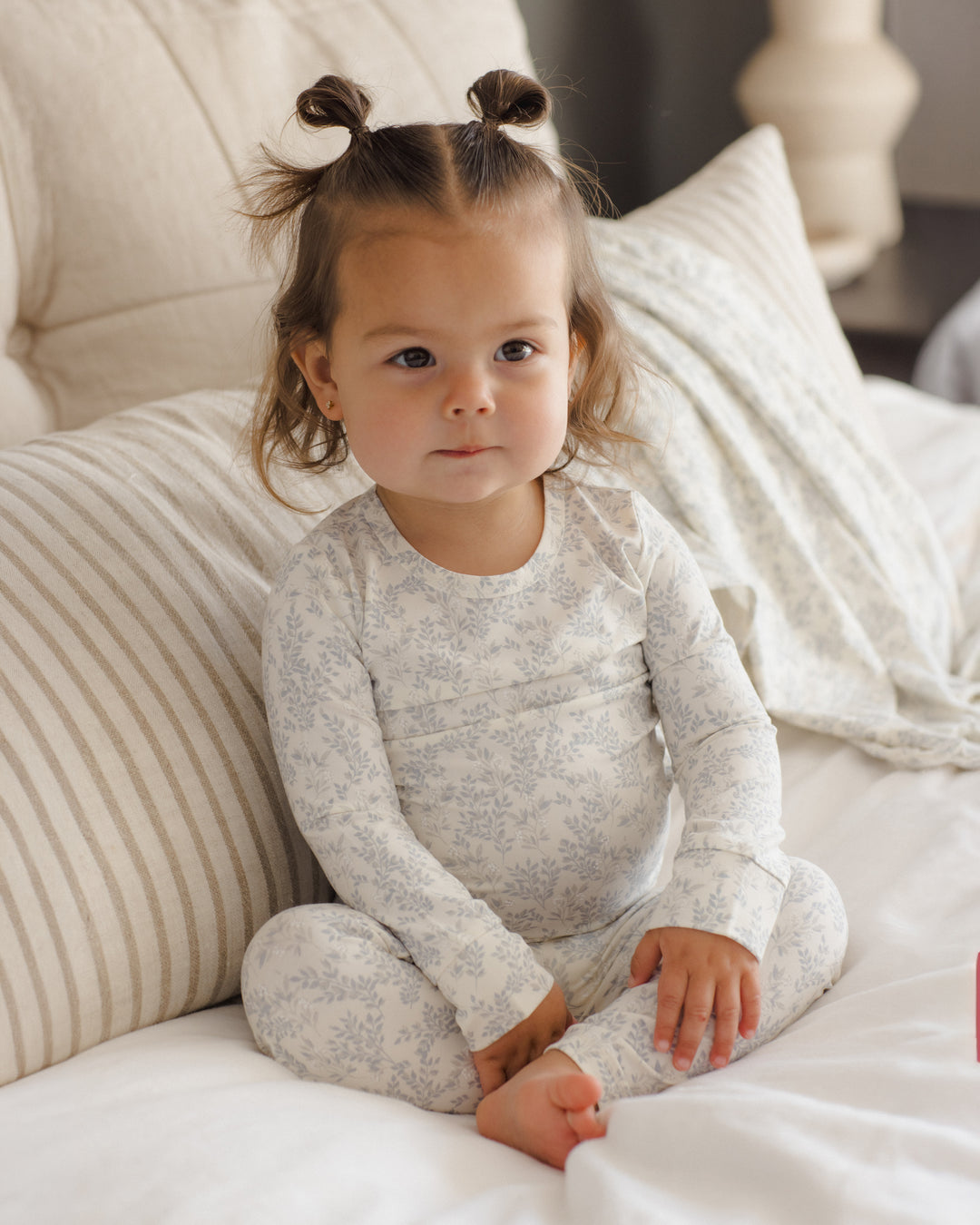 Bamboo PJ Set, Cloud Floral