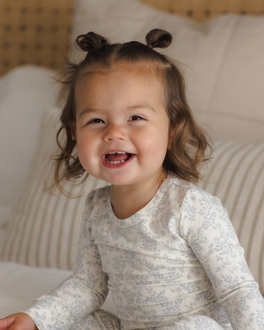 Bamboo PJ Set, Cloud Floral