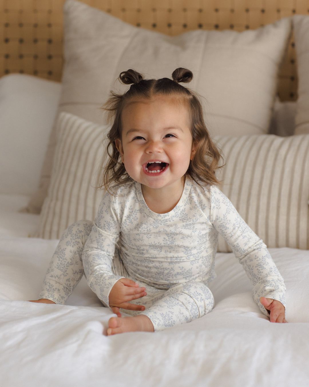 Bamboo PJ Set, Cloud Floral