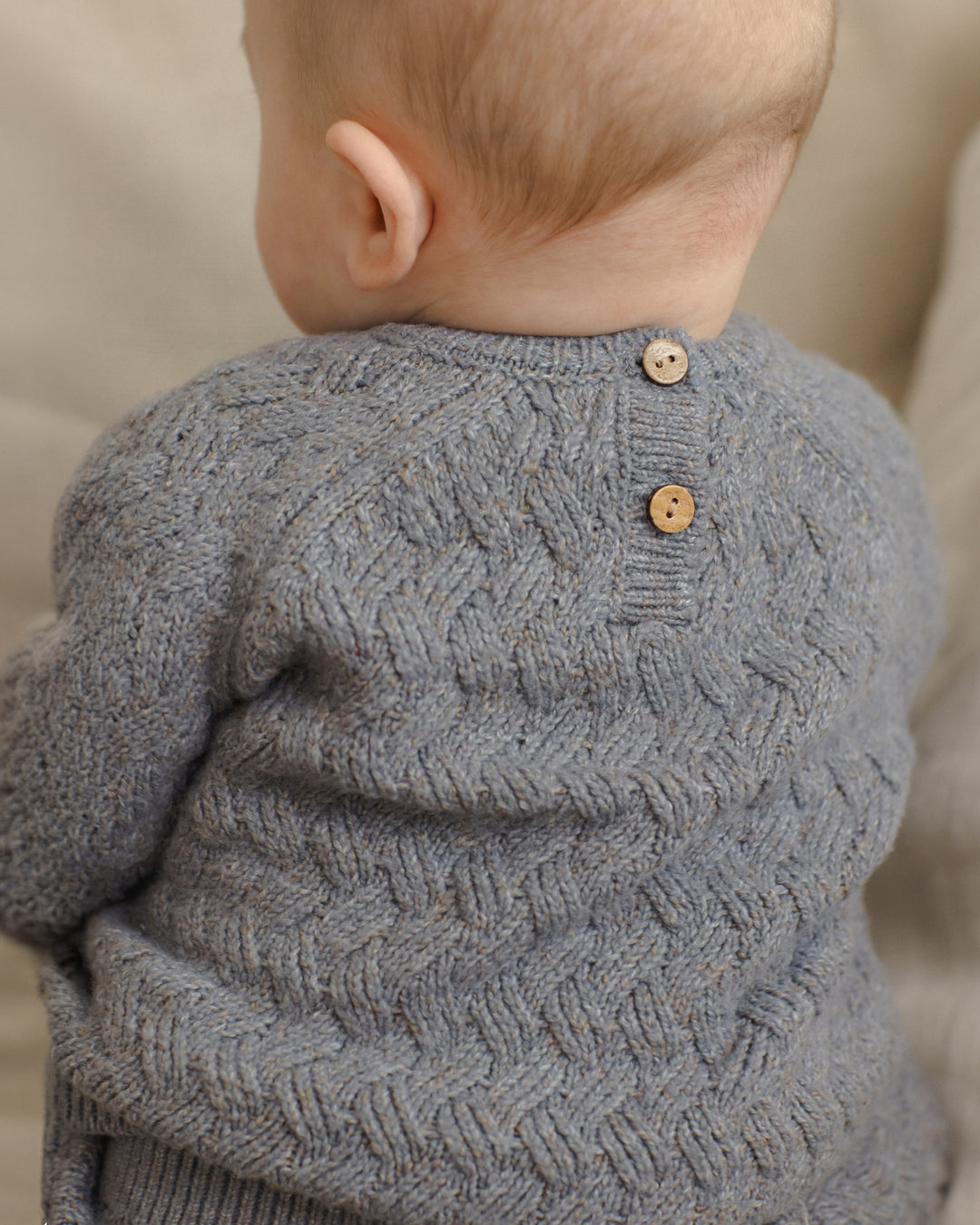 Knit Sweater, Heathered Slate