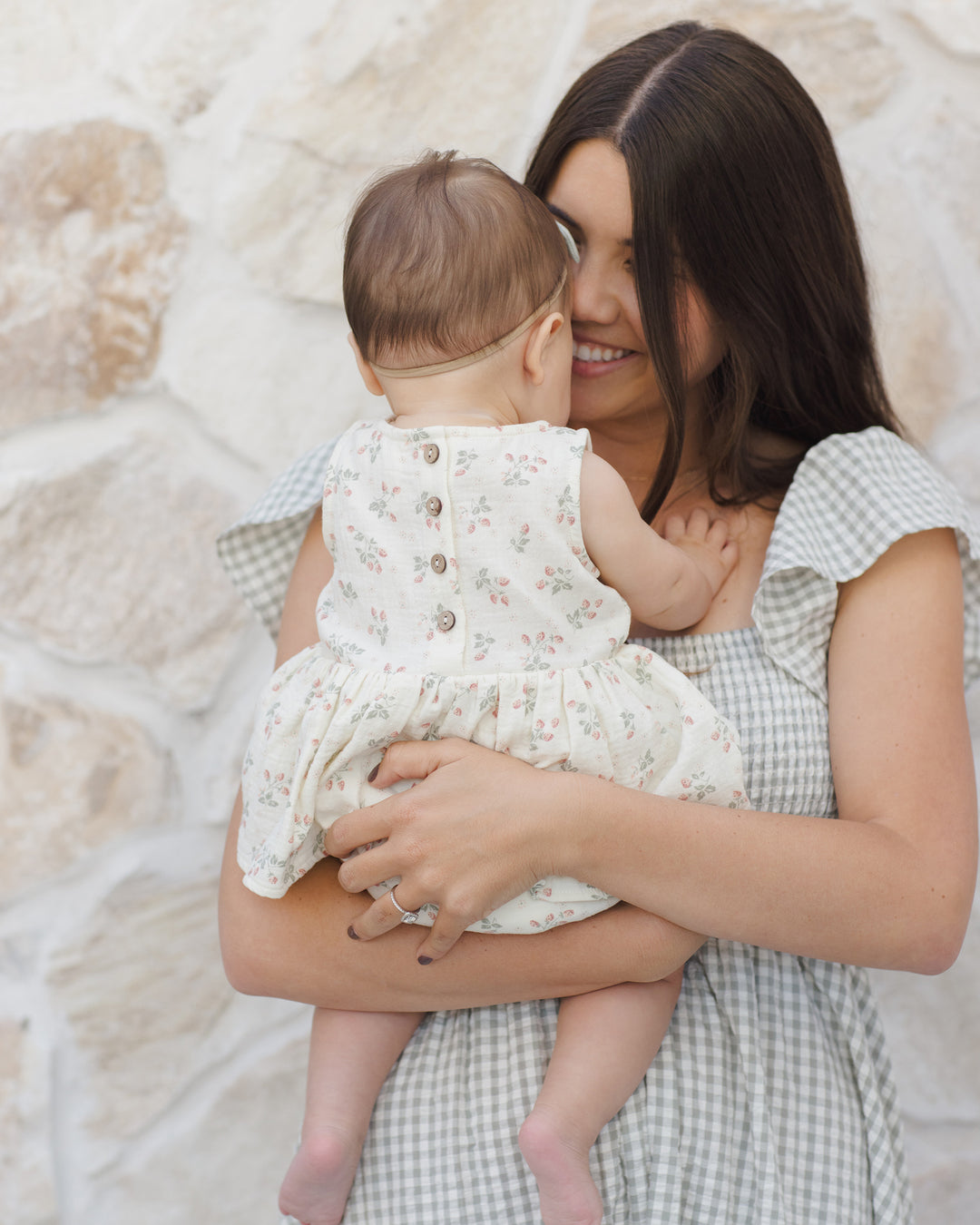 Skirted Tank Romper, Strawberries