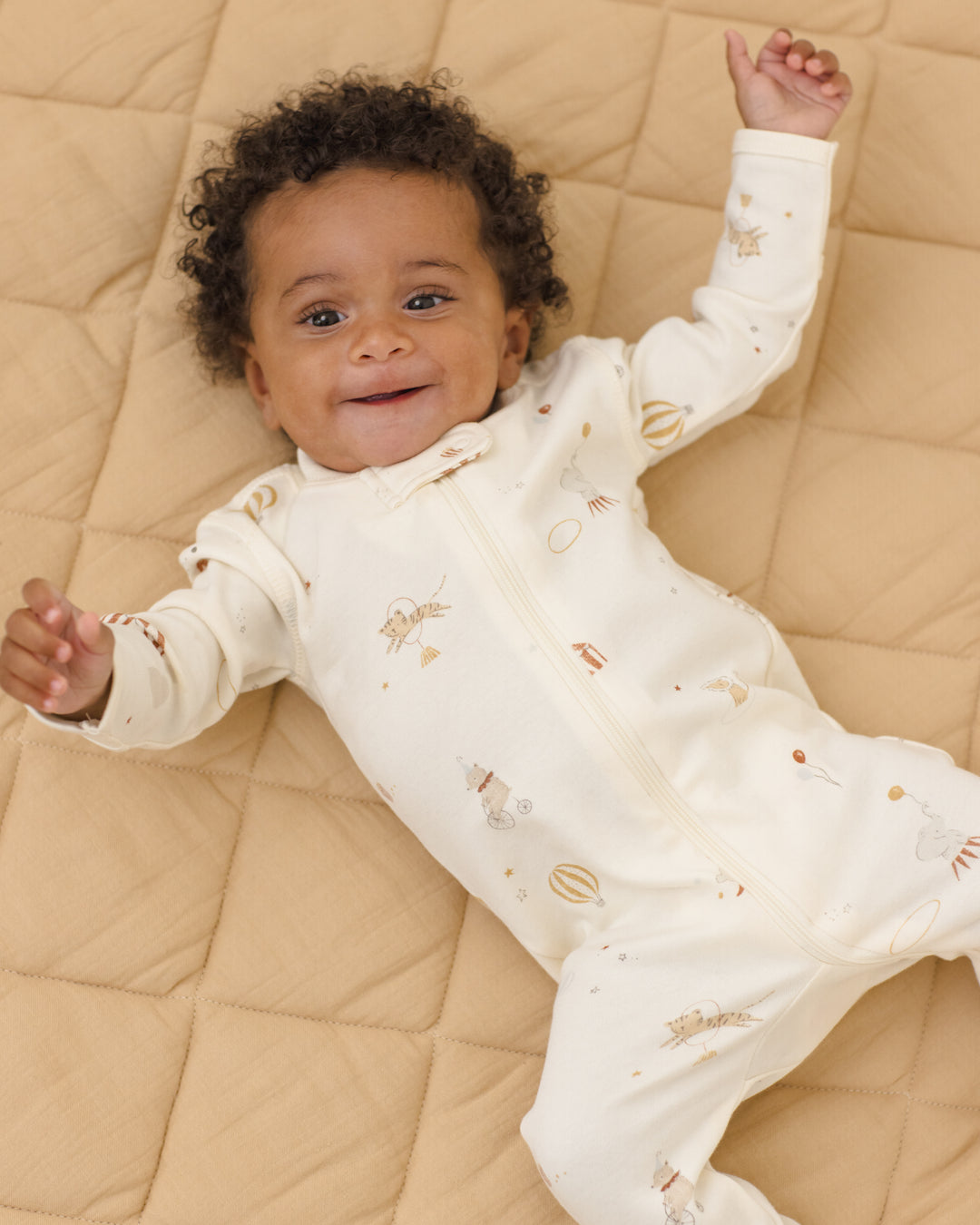 Zip L/S Sleeper Footie, Carnival