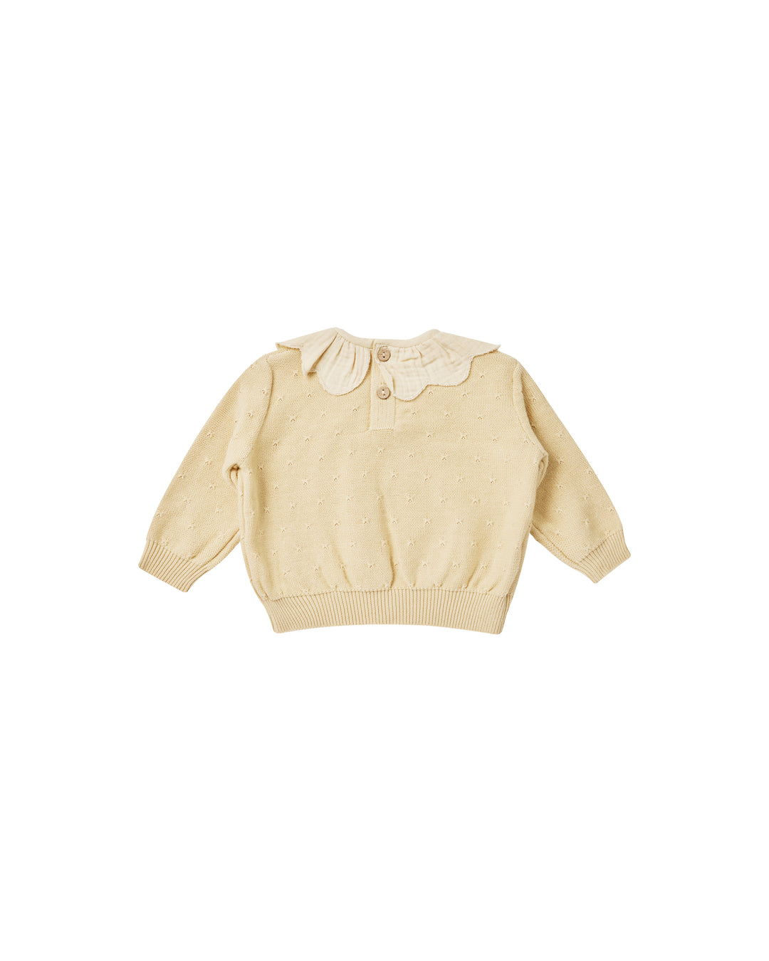 Petal Knit Sweater, Lemon
