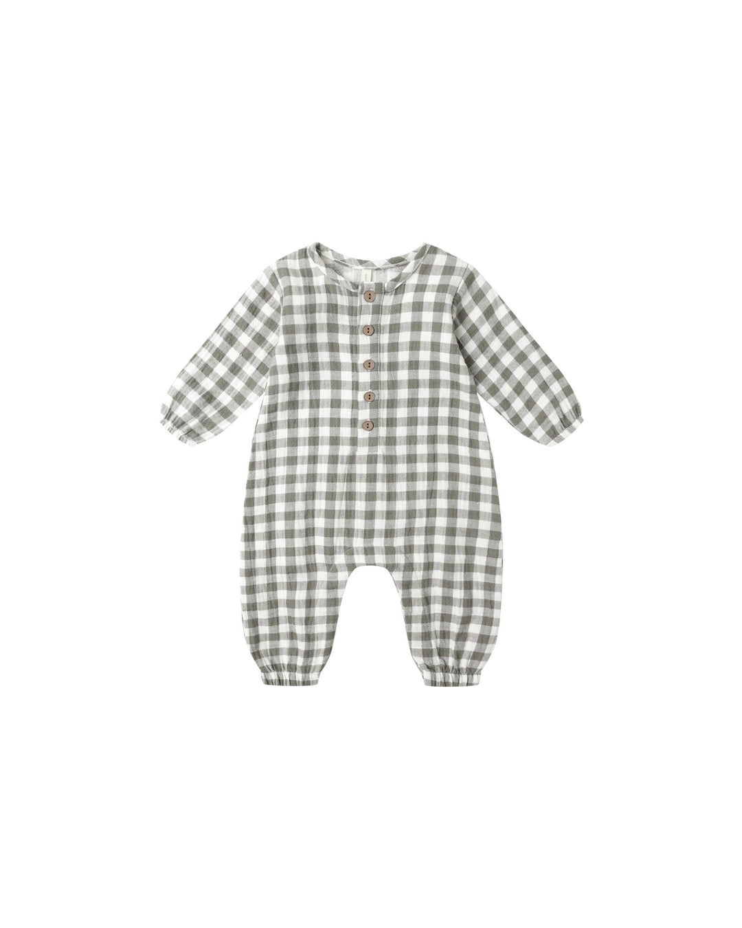 Woven Jumpsuit, Forest Check