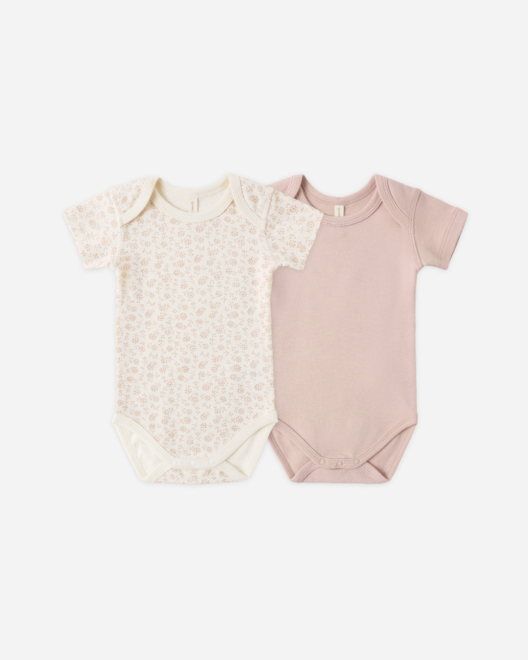 S/S Bodysuit Pack, Ditsy Blush