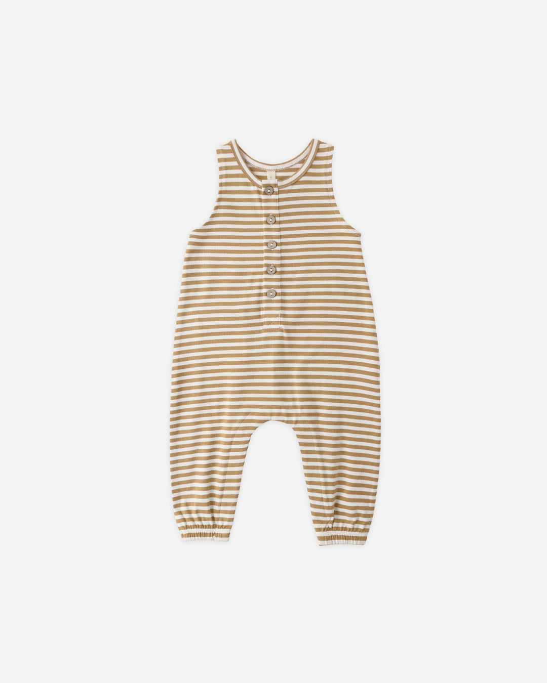 Sleeveless Jumpsuit, Honey Stripe