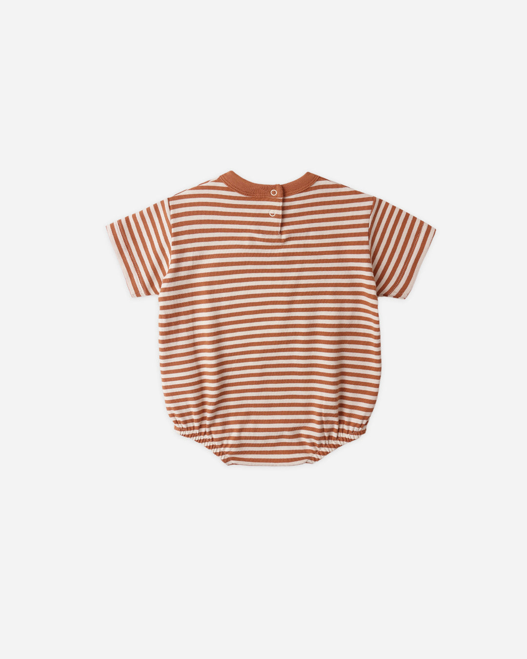 Relaxed Bubble Romper, Poppy Stripe