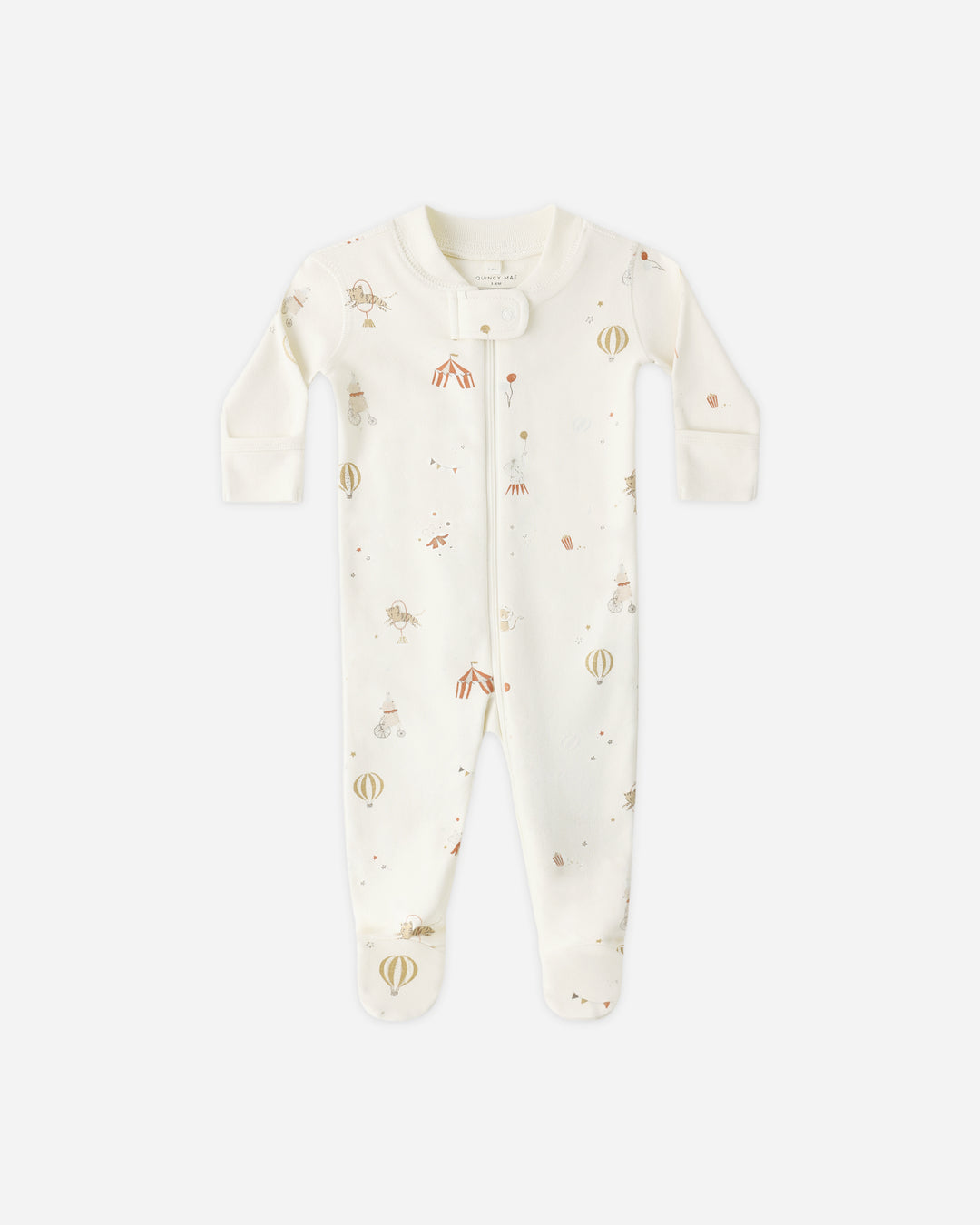 Zip L/S Sleeper Footie, Carnival