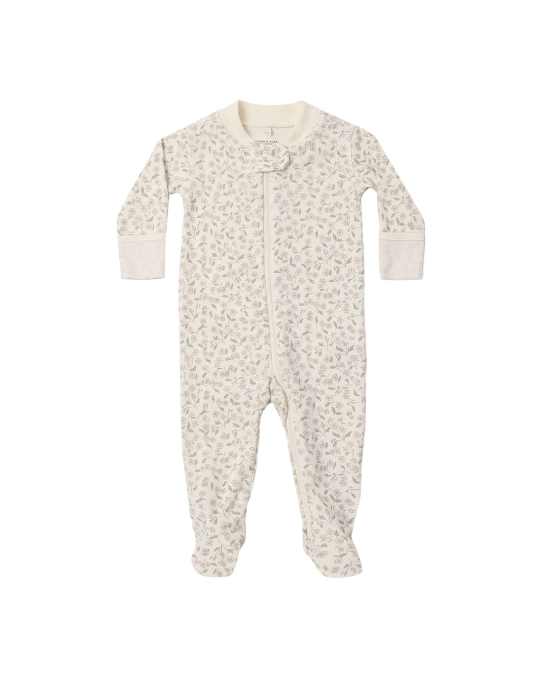 Zip L/S Sleeper Footie, Floret
