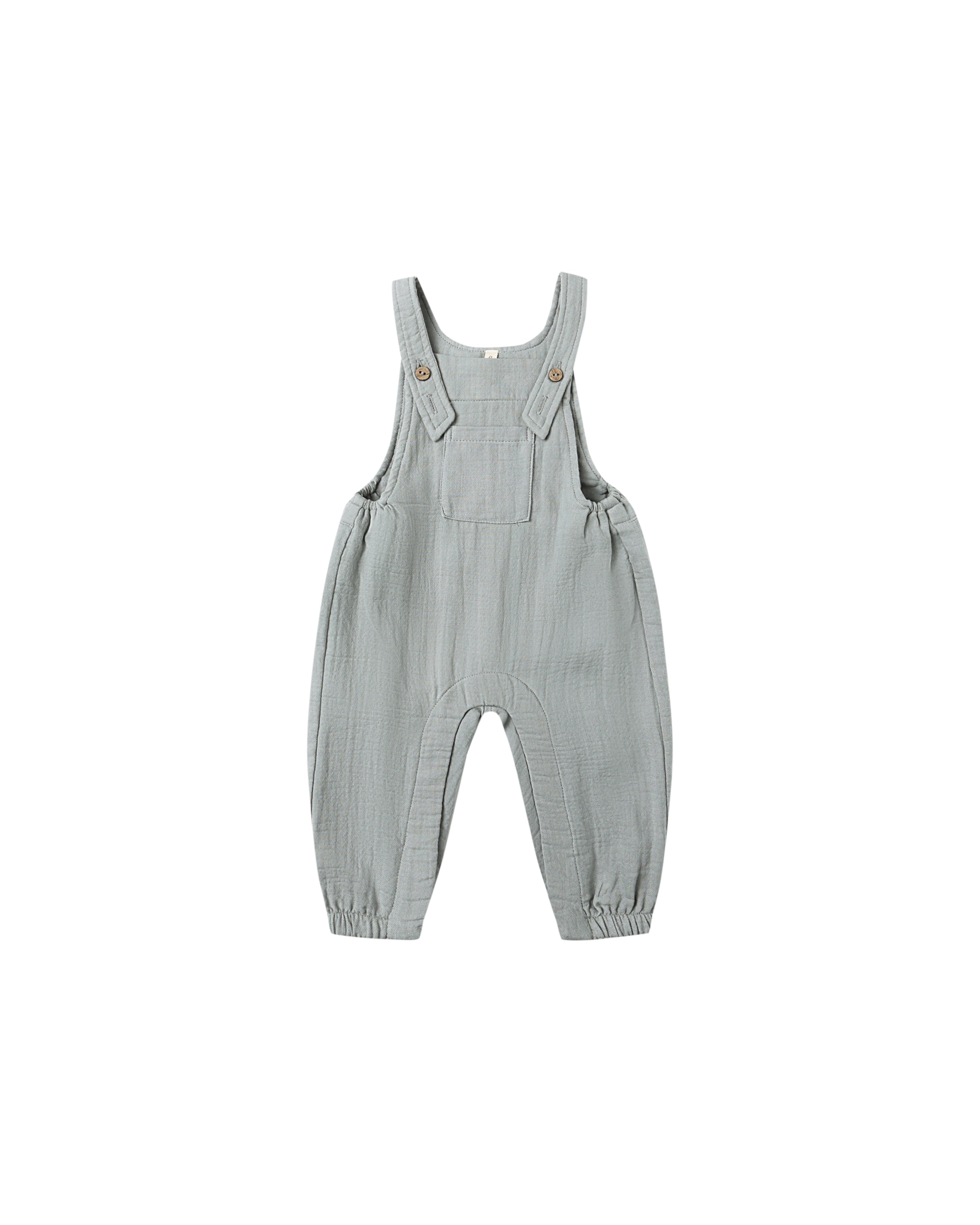 Quincy Mae Baby Overall, Steel Blue | BlackBear Children's