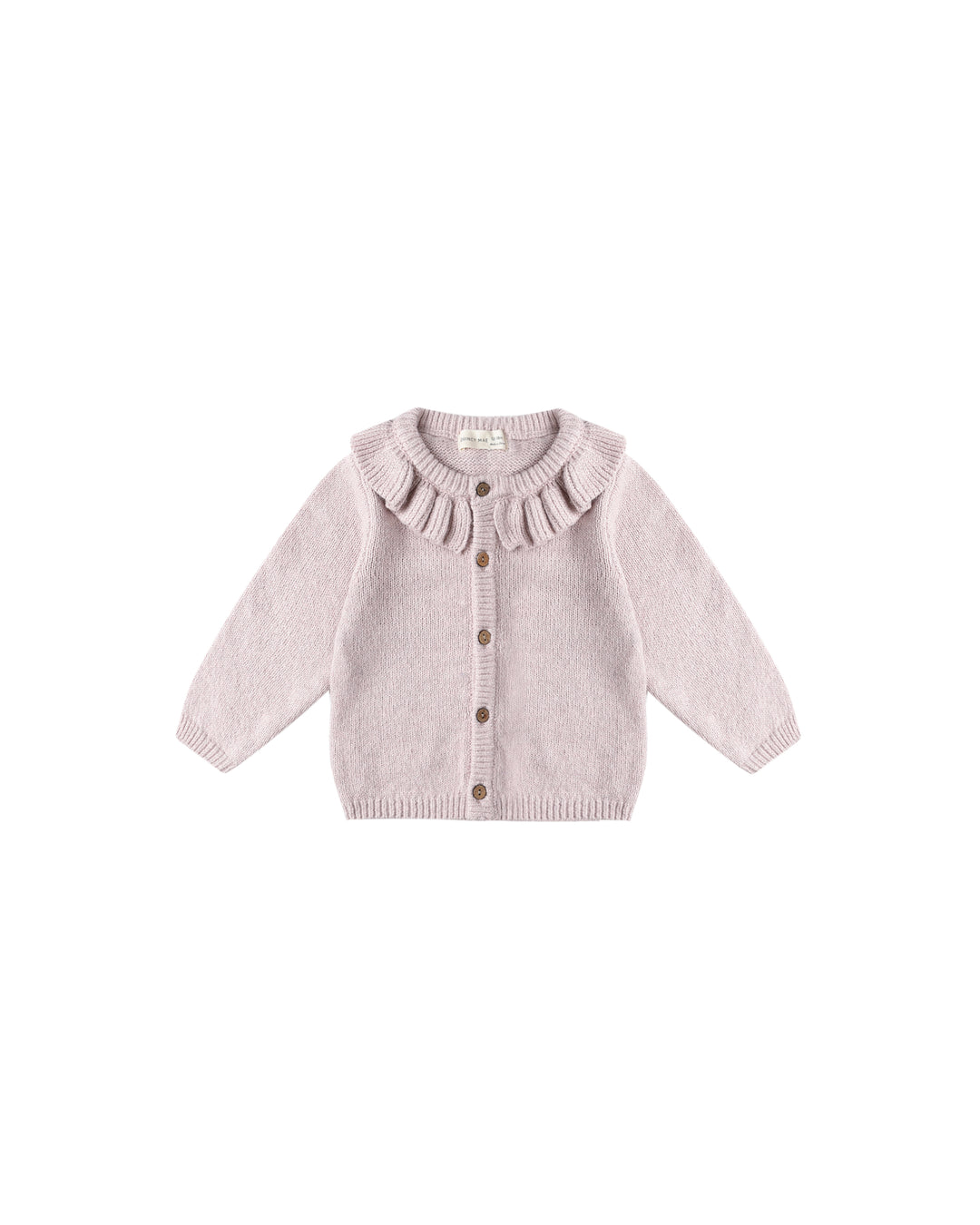 Ruffle Collar Cardigan, Lilac