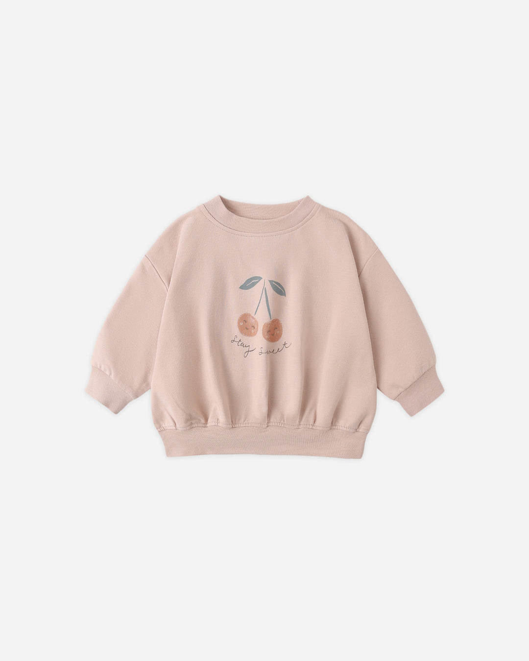 Relaxed Sweatshirt, Cherry