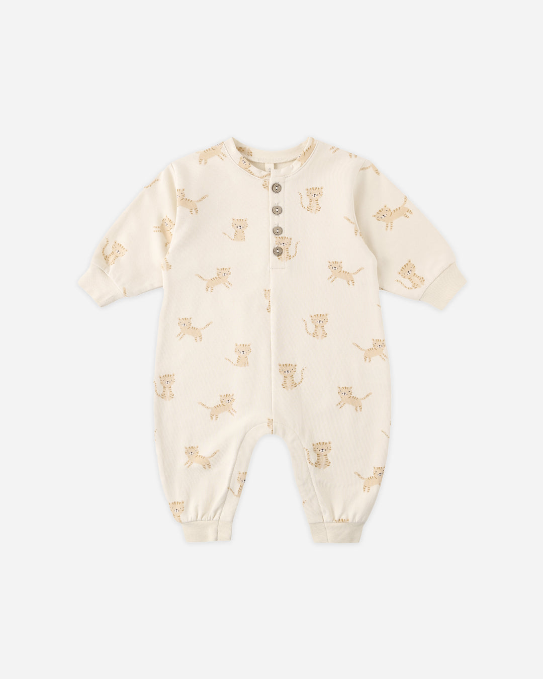 Relaxed Fleece Jumpsuit, Tigers